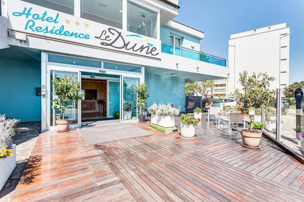 Hotel-Residence-B&B Le Dune Beach Service Included Lido Adriano Itálie