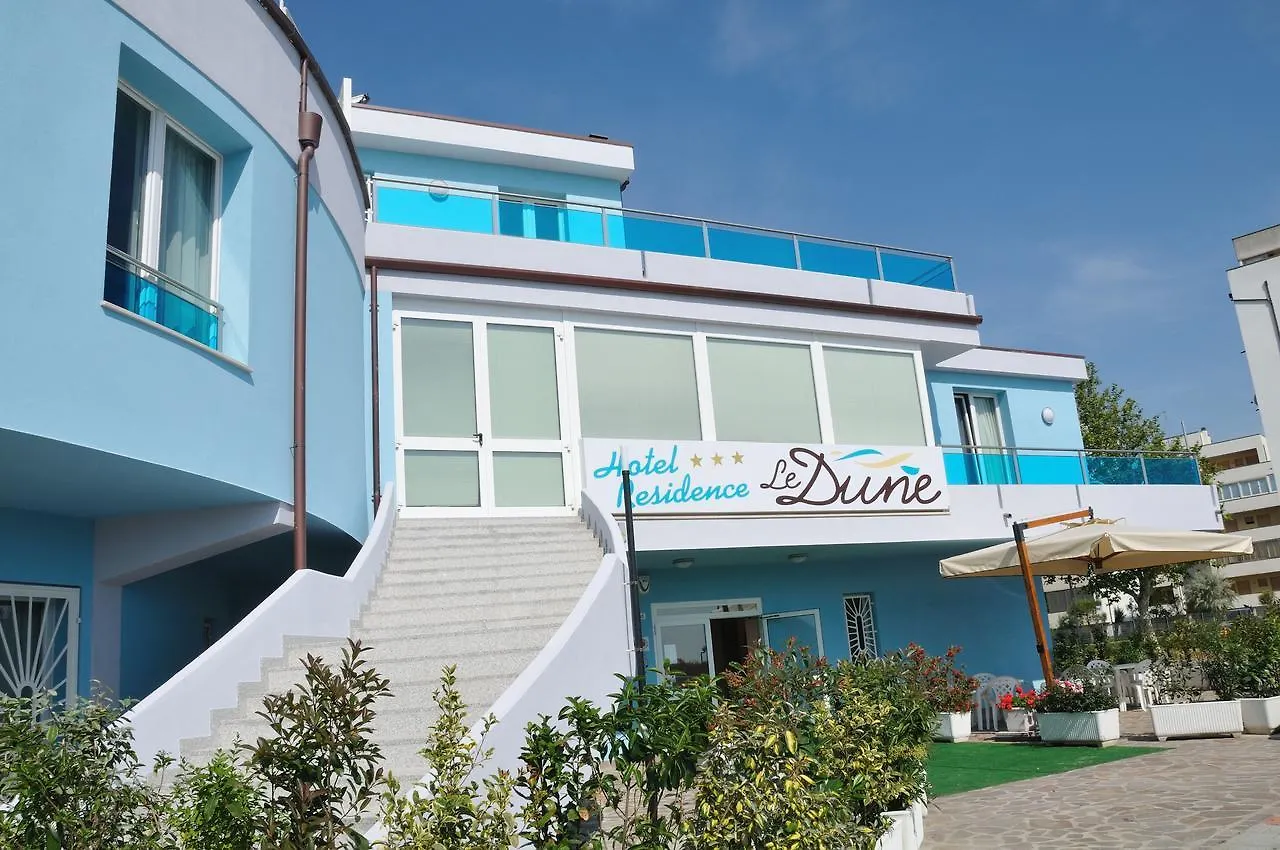 Hotel-Residence-B&B Le Dune Beach Service Included Lido Adriano Itálie